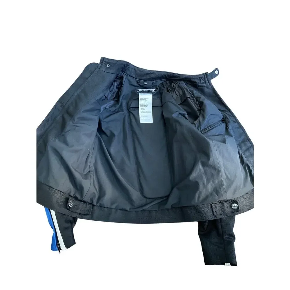 BMW Juniors Size Medium‎ Black Blue Motorad Club Rider Racing Jacket